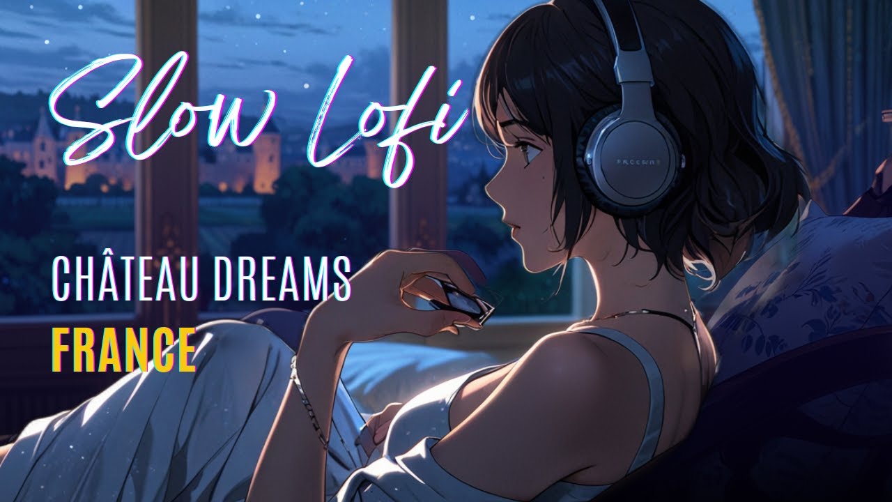 🎧 Lofi Piano  - Château Dreams  (Loire Valley Night)
