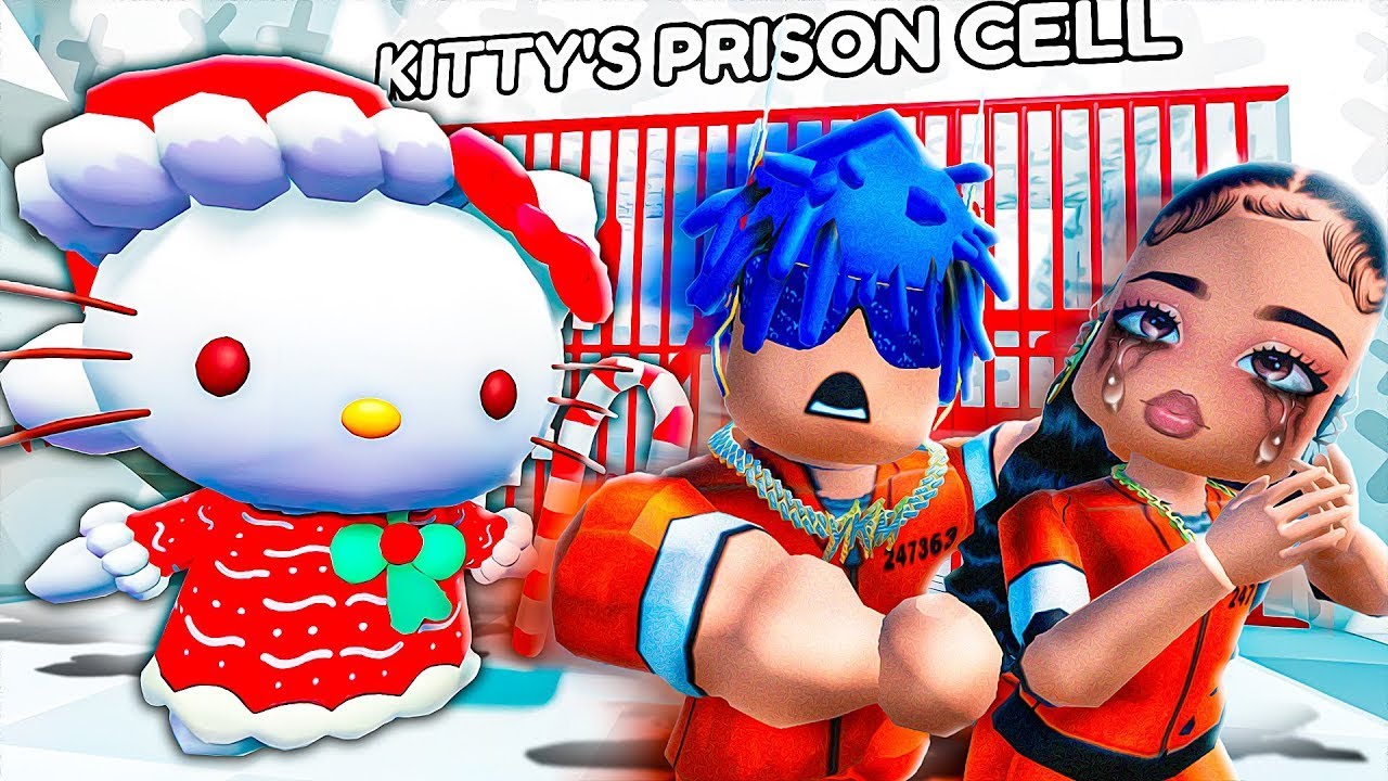 Escaping HELLO KITTY’S CRAZY Prison Run for 24 HOURS… (Roblox)