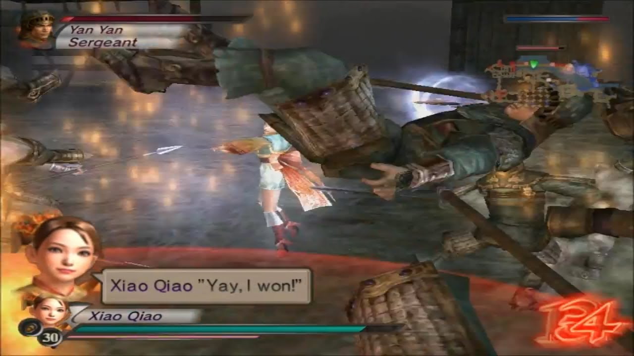 Xiao Qiao - Battle Of Yi Ling (Wu side) - Dynasty Warriors 4 Hard Mode