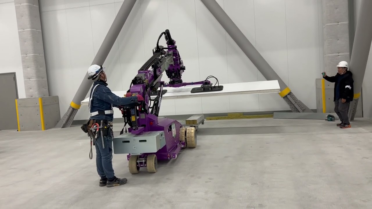 Factory Fireproof Board Installation Robot | cowest glass installation robot