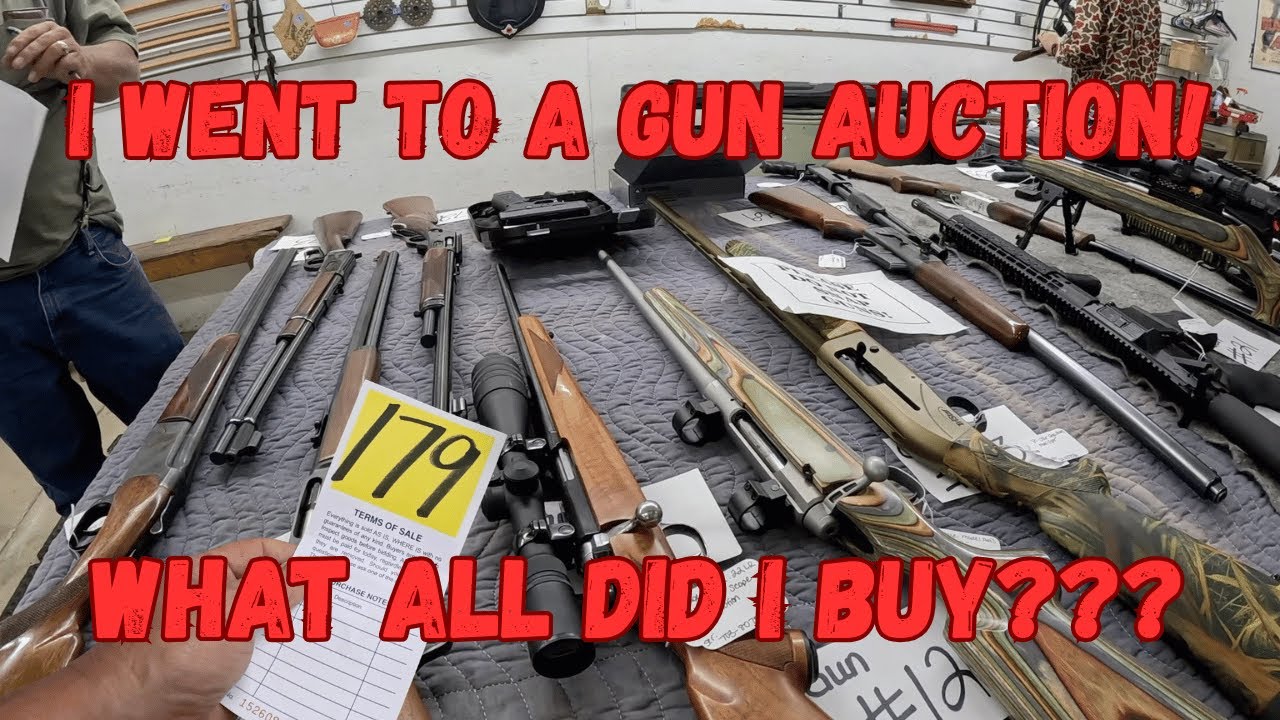 I went to a New to me Gun Auction and this is what I bought!!!