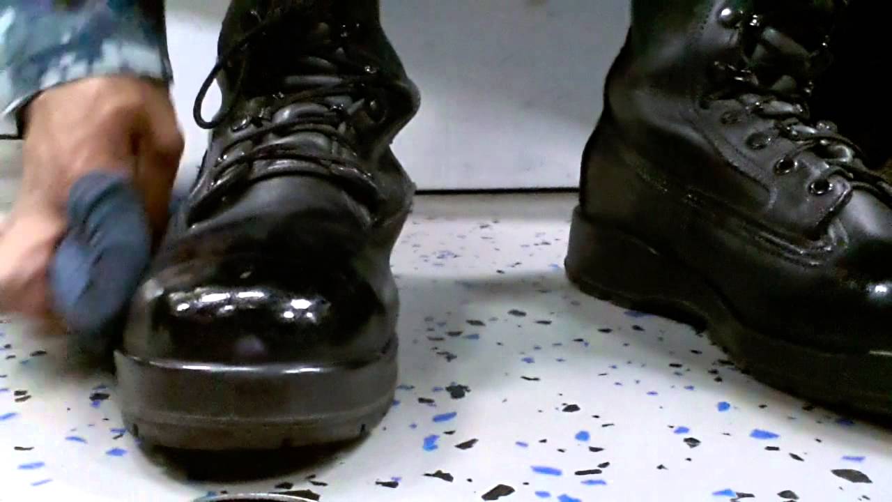 How to polish boots part 2