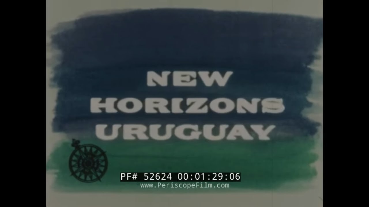 PAN AM 1960s  URUGUAY MONTEVIDEO SOUTH AMERICA TRAVELOGUE 52624