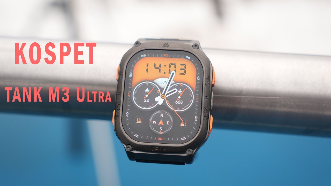 KOSPET TANK M3 Ultra | Самые защищенные умные часы из Китая