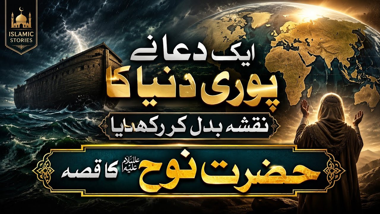Ek Dua ne poore dunya ka naqsha he badal dia#hazratnoah #allahkaazaab 