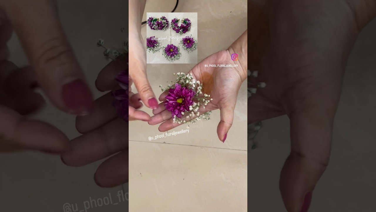Floral jewellery/ haldi jewellery/ real flower jewellery #haldijewellery #floraljewellery #gajra