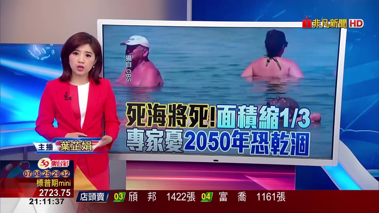【非凡新聞】死海面積縮小 專家憂2050面臨乾涸危機