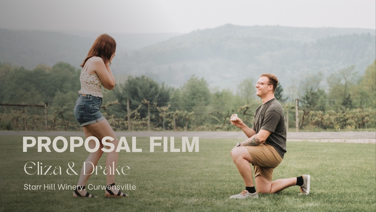 Surprise Proposal at Starr Hill Winery in Curwensville, PA | Eliza & Drake