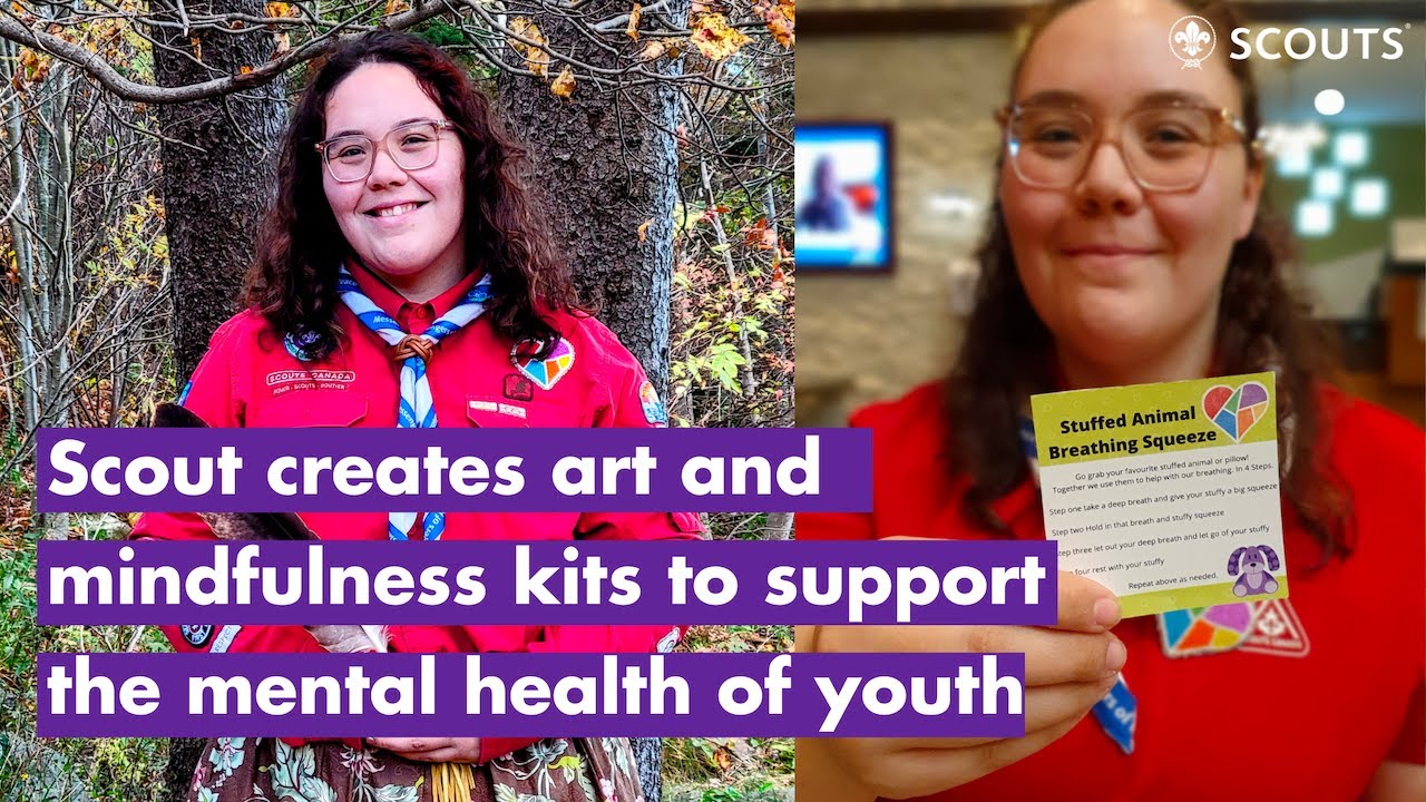 Scout creates art and mindfulness kits to support the mental health of youth | Messengers of Peace