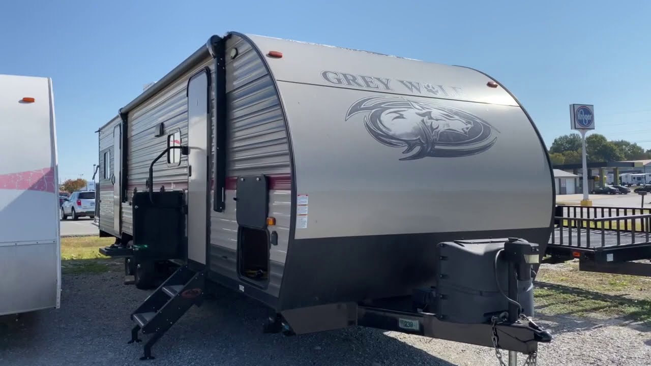 2018 Forest River Cherokee Grey Wolf 27RR Toy Hauler Travel Trailer Walkthrough, Tri State RV, IL