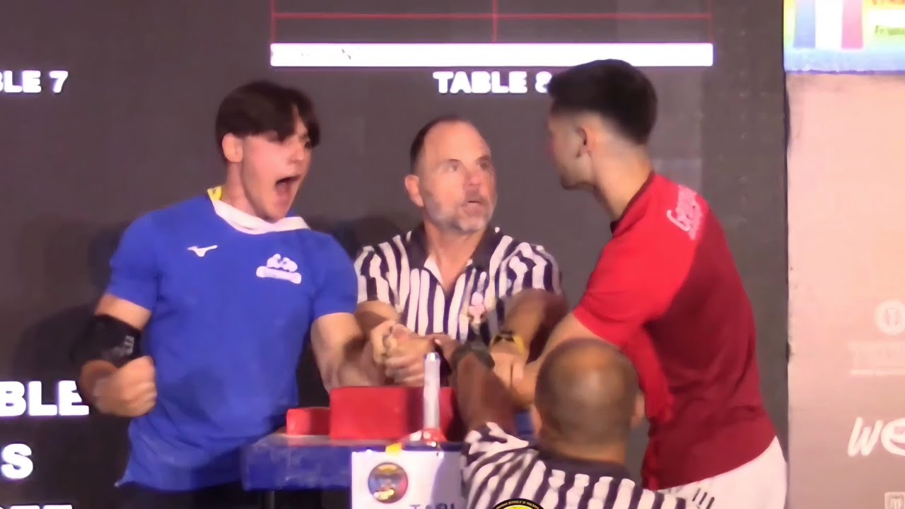 Ethan Lovei - Junior boys 70kg - World Armwrestling Championships 2024