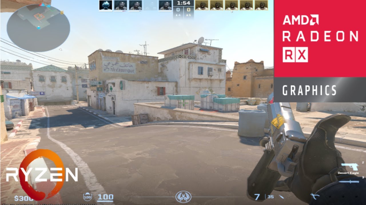 Counter Strike 2 DUST II RX 550 & RYZEN 5 #CS2001