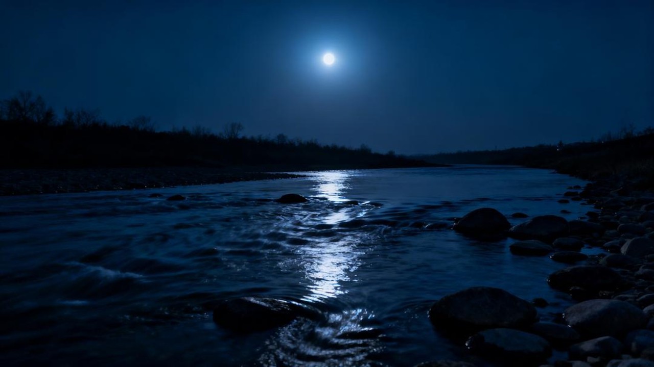 ASMR Quiet River Sleep 🌊 Pure Water Flow &ndash; No Birds, No Music