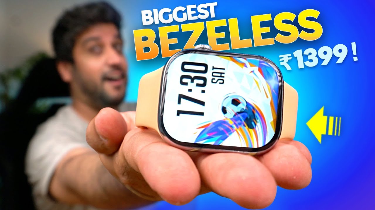 BIGGEST Bezel-Less Smartwatch Under ₹1500! ⚡️ Fire-Boltt Ring X Review