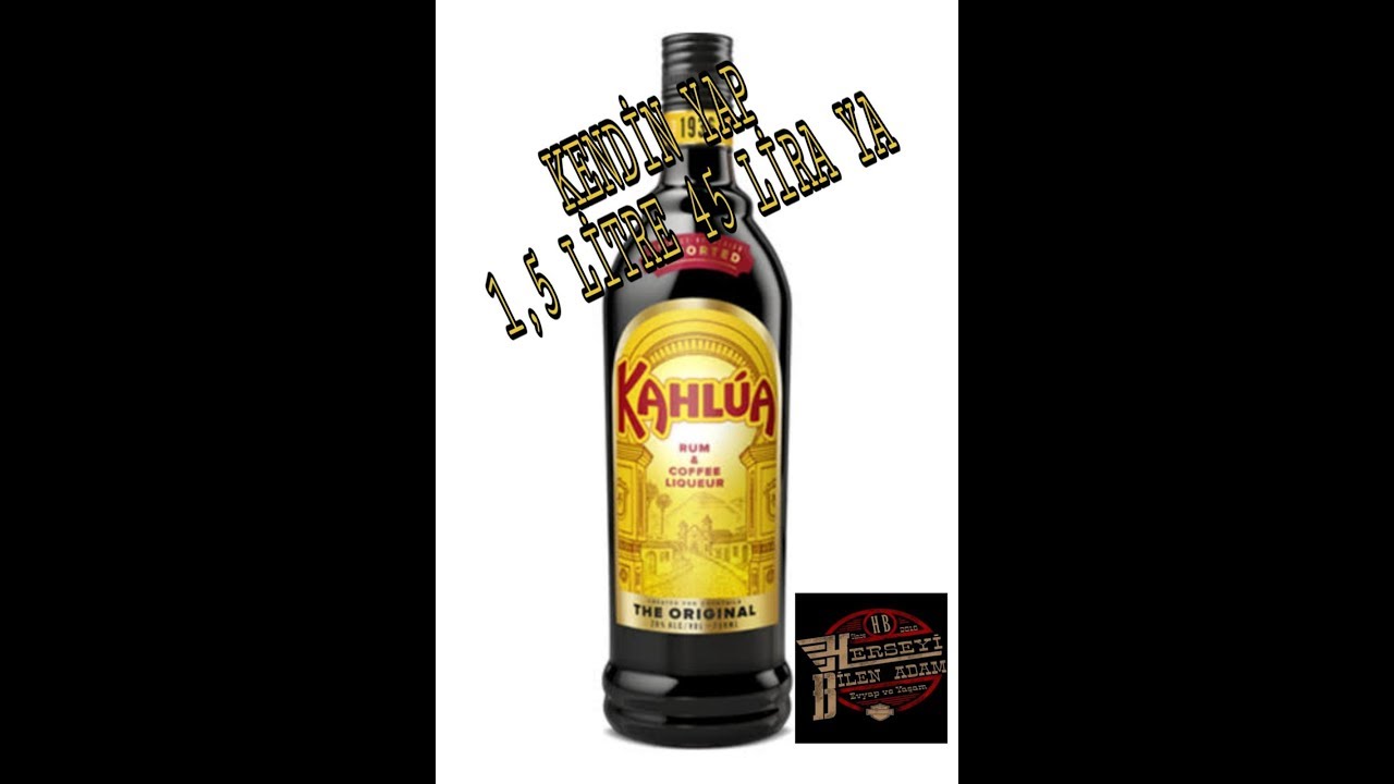 KAHLUO // KAHVE LİKÖRÜ TARİFİ // UYGULAMALI ANLATIM VE TARİF