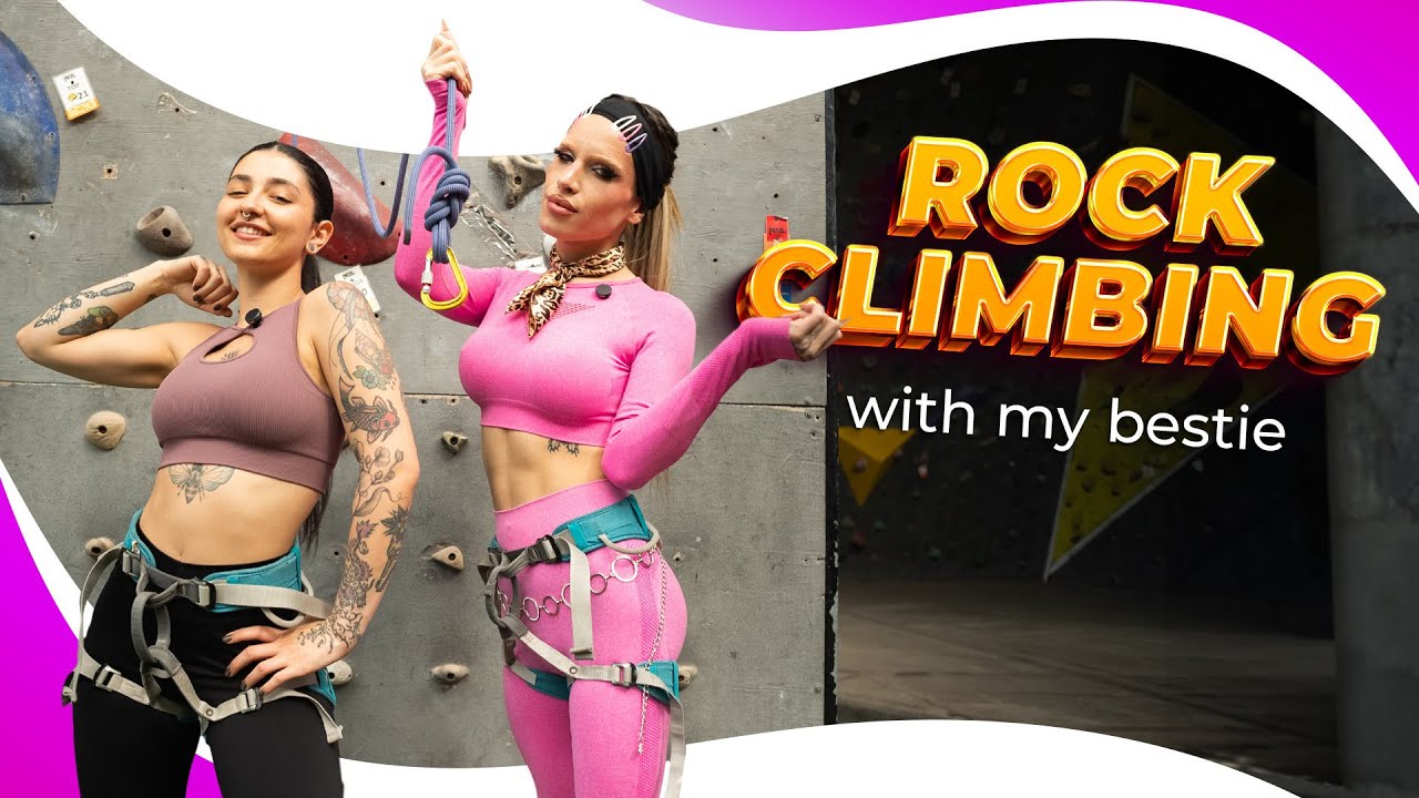 Trans girl & Farm girl Friendship : Epic Rock Climbing with My Bestie Panterita!