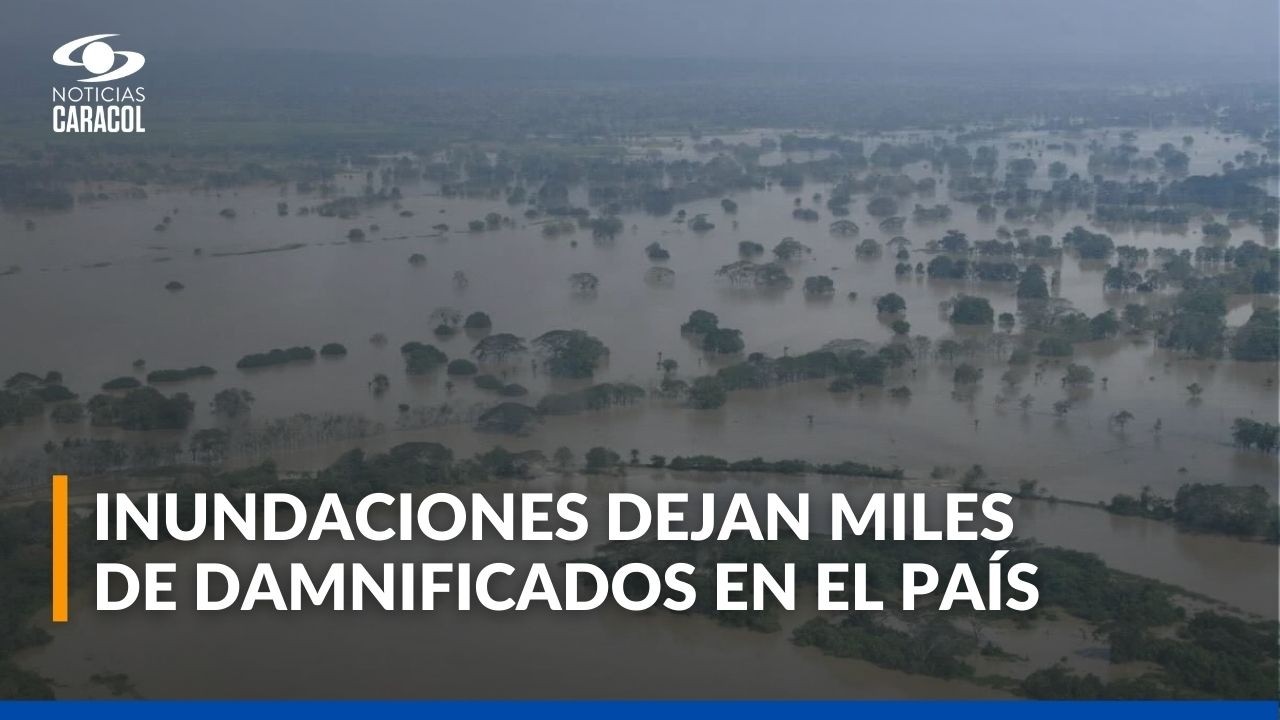 Más de 170 municipios reportan inundaciones por lluvias en Colombia: alerta por frente frío