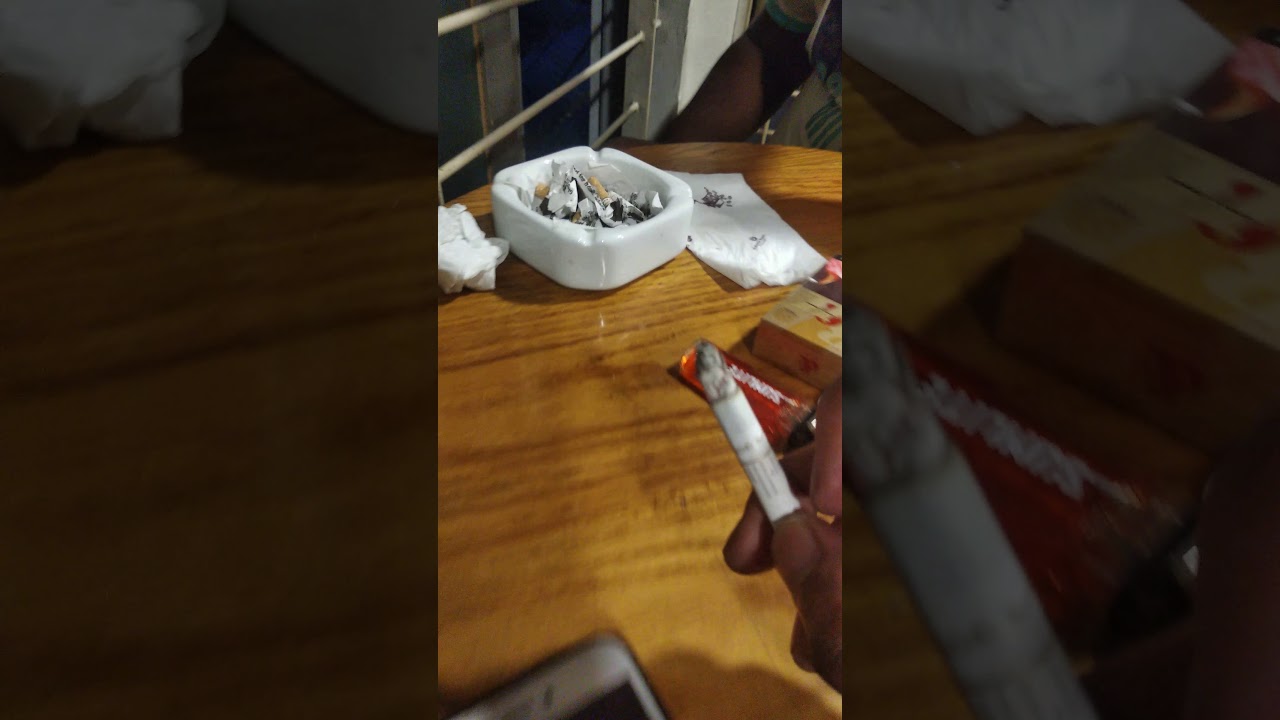 How to drop out cigarette ash #Tutorial