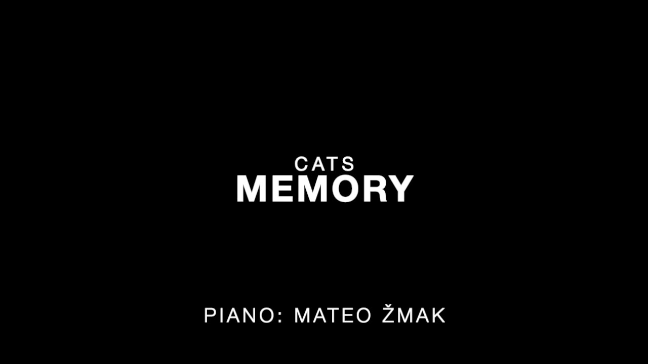 Memory - Piano Accompaniment by Mateo Žmak and Sheet Music