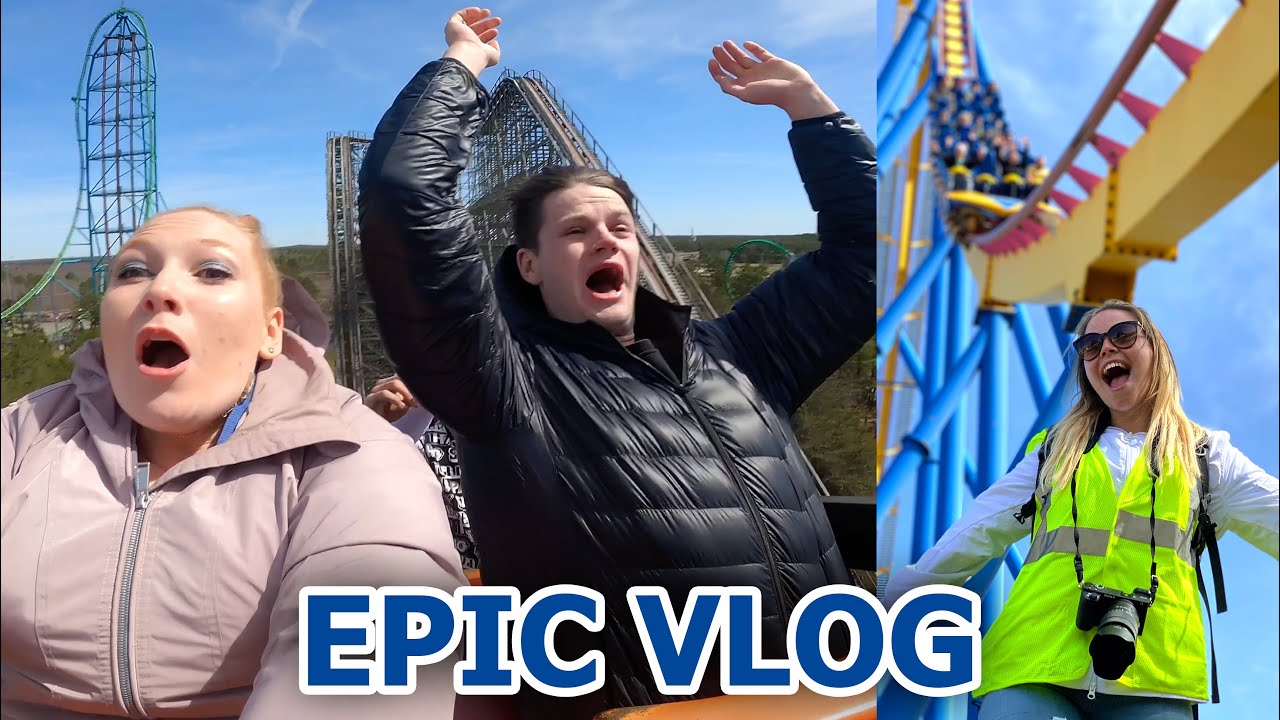 Our Insane Day at Six Flags Great Adventure! Backstage Tours, POV's, & More! April 2022 Vlog