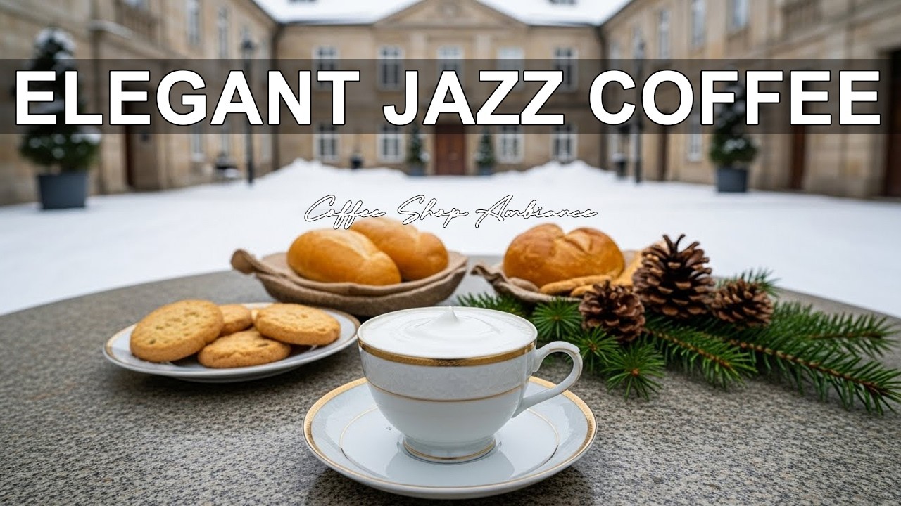Elegant Jazz Coffee ☕ Coffee Shop Ambiance | Happy Bossa Nova Instrumental for Happy Morning.