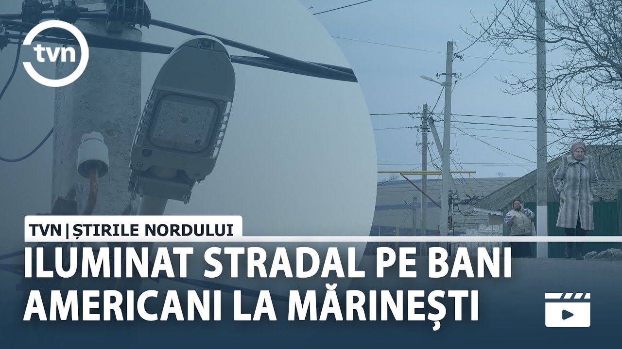 ILUMINAT STRADAL PE BANI AMERICANI LA MĂRINEȘTI
