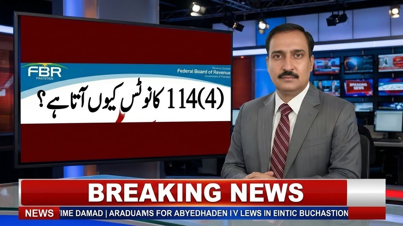 How to Reply 114 (4) Notice from FBR Step by Step &ndash; Complete Guide for Taxpayers in Pakistan 