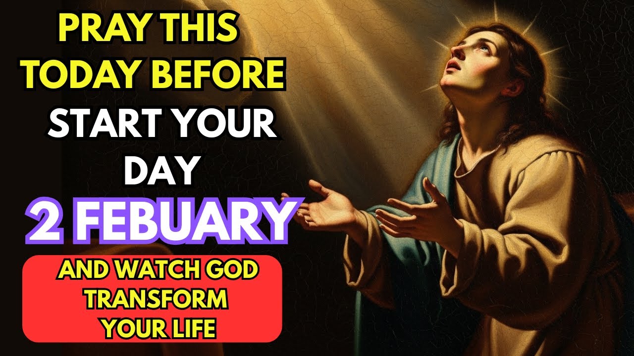 TODAY'S PRAYER: Pray This Before Your Day Starts - Watch GOD Work MIRACLES in Your Life Immediately