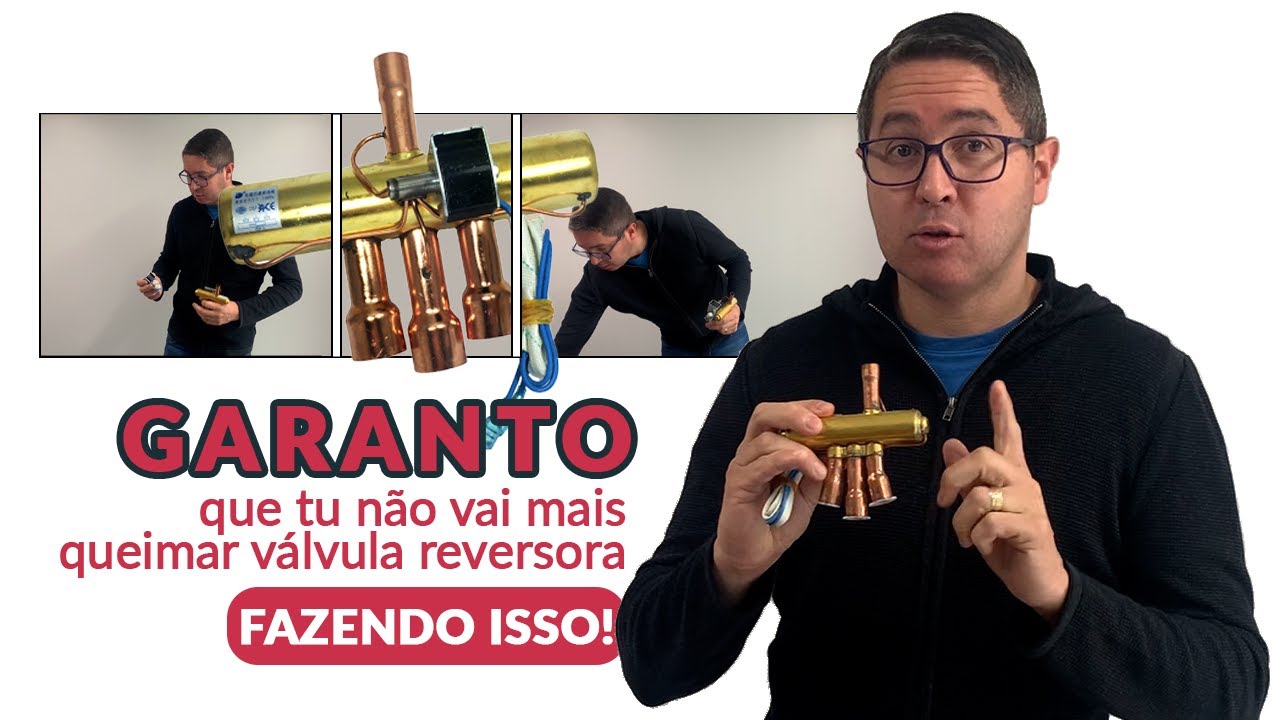 GARANTIDO! Trocando a válvula reversora desse jeito não tem erro!