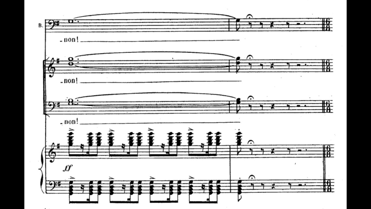 Je marche sur tous les chemin (Manon - J. Massenet) Score Animation