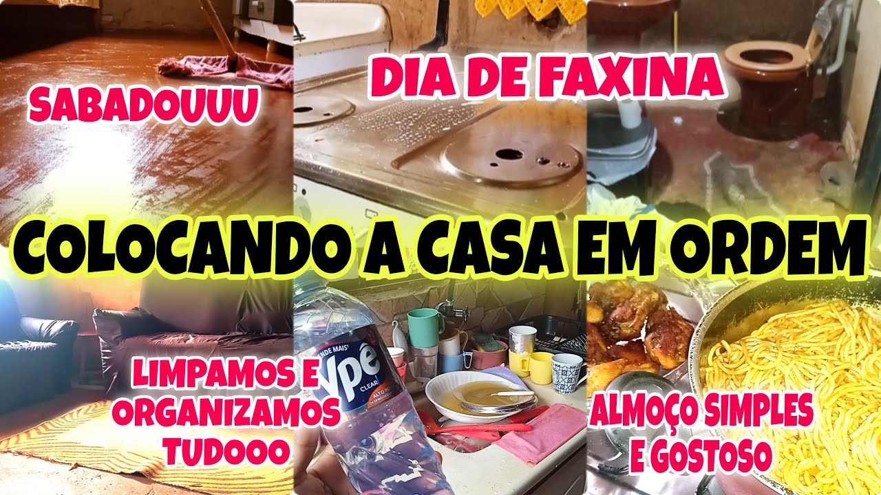 SABADOU!! dia de faxina/ COLOCANDO A CASA EM ORDEM/ rotina puxada de MÃE E DONA DE CASA