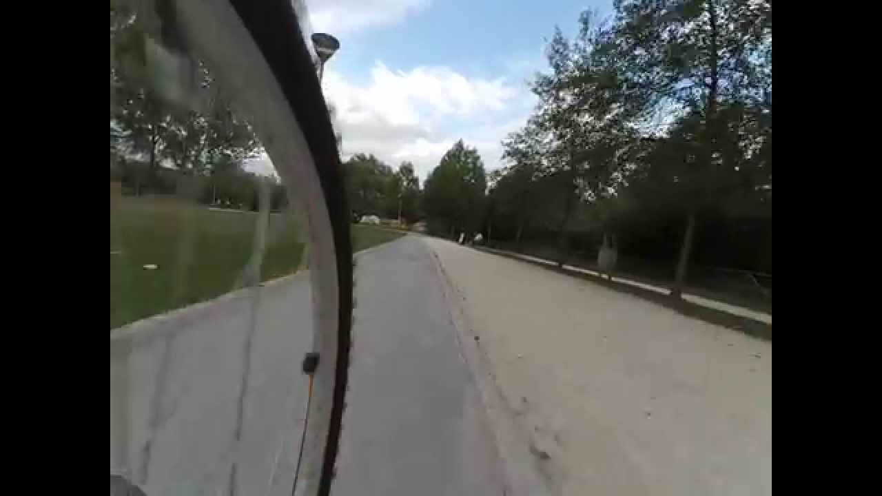 Prima prova xiaomi yi camera, in bici al parco Manganelli di Avellino