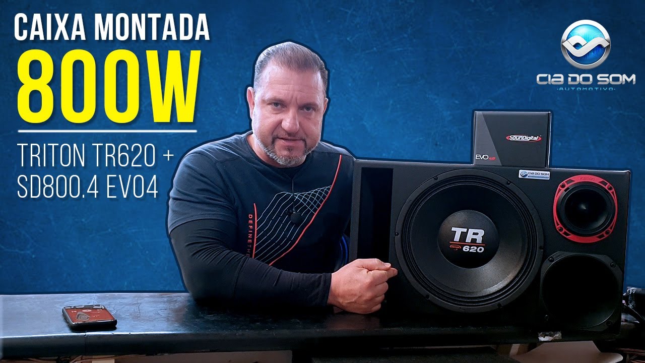CAIXA MONTADA 800W TRIO capela 12