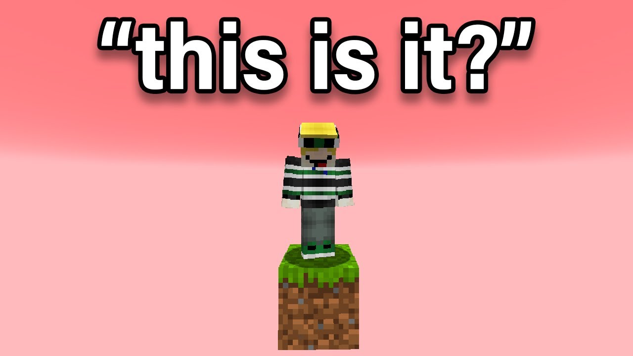 The Story of Minecraft One Block