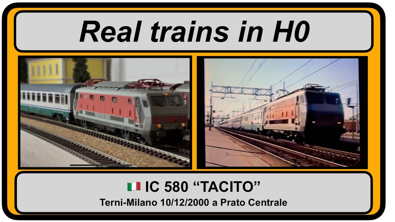 INTERCITY FERROVIE DELLO STATO IC580 TACITO 10/12/2000 A PRATO CENTRALE