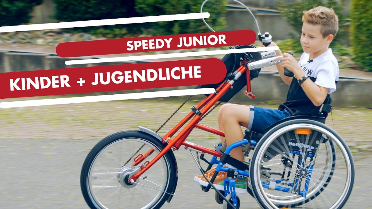 Handbike für Kinder und Jugendliche | Speedy JUNIOR Rollstuhl-Zuggerät