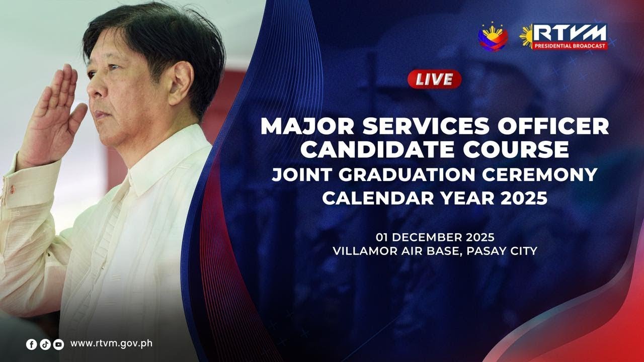 Major Services Officer Candidate Course Joint Graduation Ceremony for Calendar Year 2025 12/01/2025