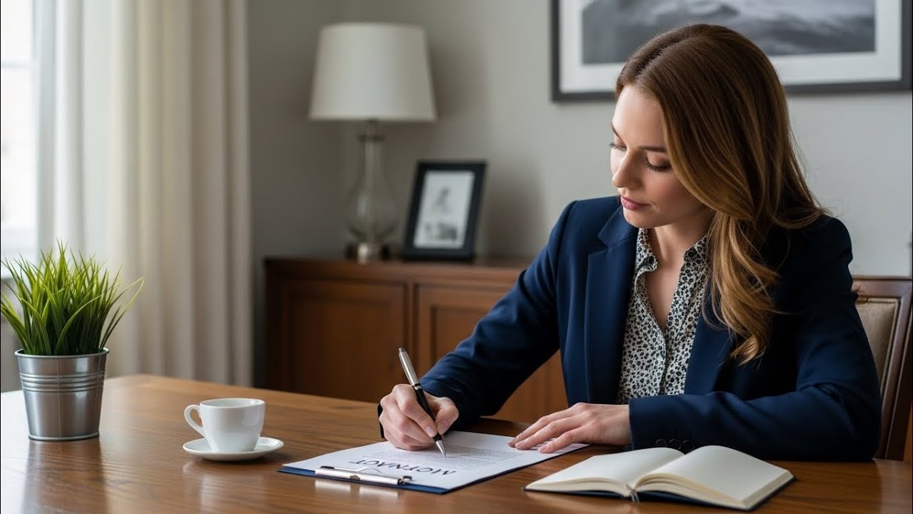 She Signed His Business Contract Without Looking Up — Then She Saw His Name