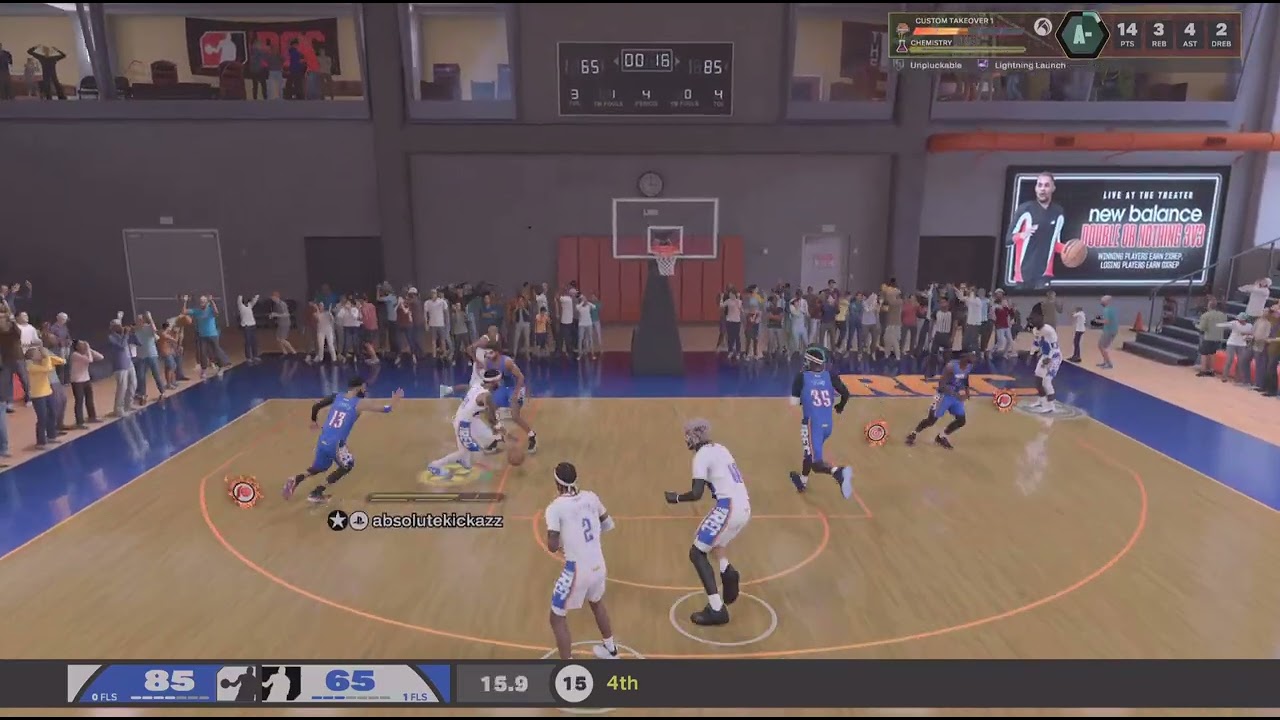 NBA 2K26 no look pass