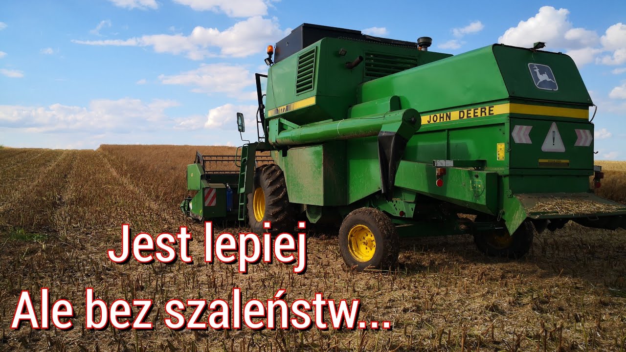 #336 Wjazd w drugie pole rzepaku - John Deere 1177 Perqins