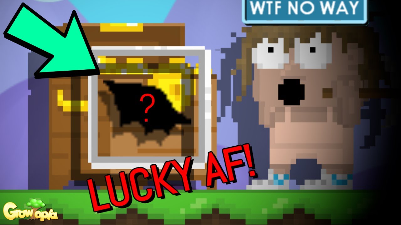 LUCKIEST PLAYER IN GROWTOPIA!! (CHEST) • FUNNY 😱🤣