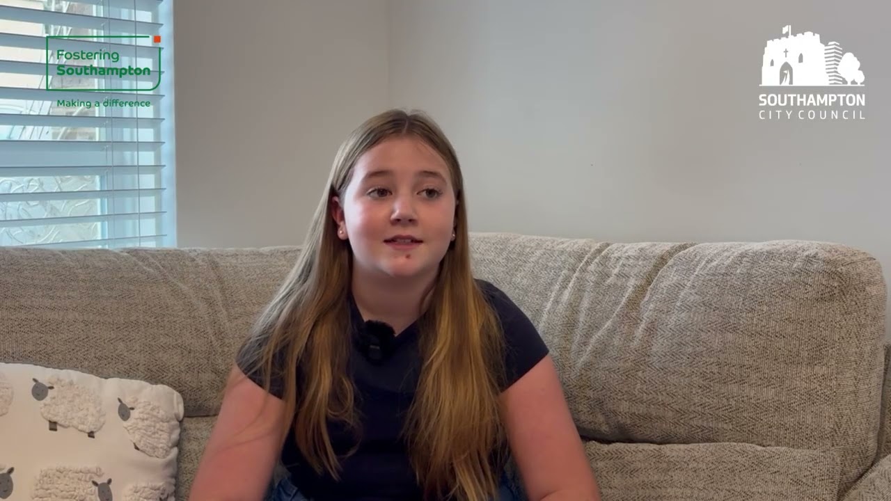 Southampton City Council celebrates Children of Fostering Families Week 13-19 October - Meet Paige