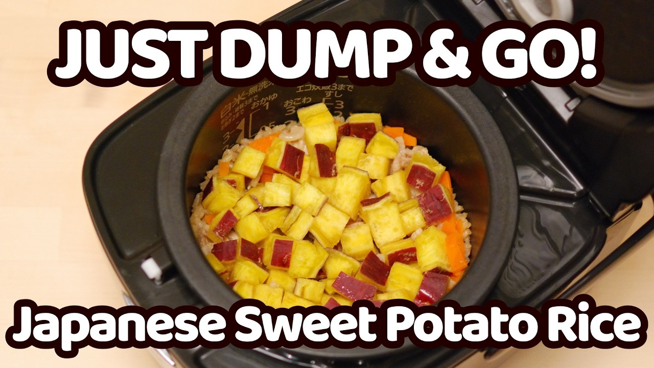 This Rice Cooker Japanese Sweet Potato Rice is My New Obsession!