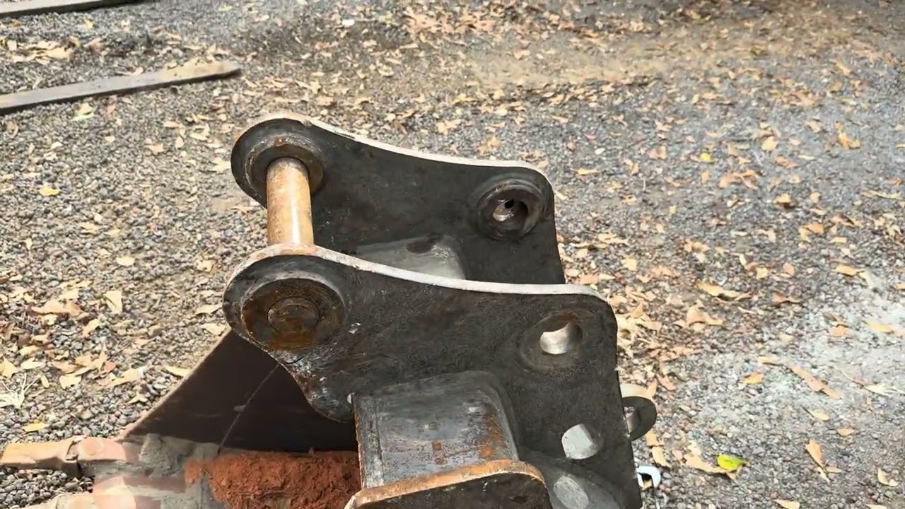 8’ Rake Attachment (Excavator pin mount/quick connect)
