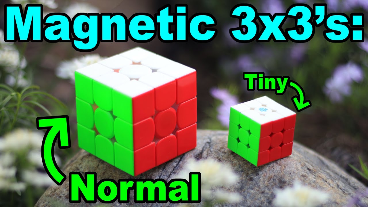 I made the SMALLEST *Magnetic* Speedcube!