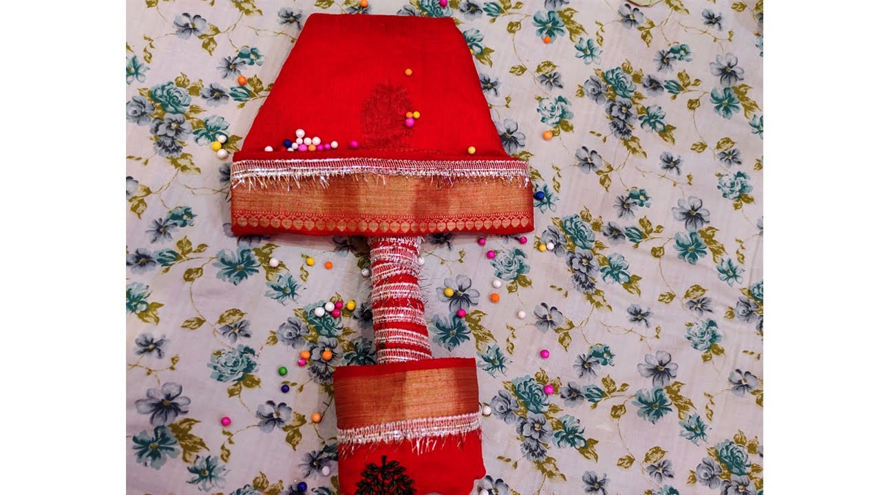 Wedding Tray Decoration II Deem Light using saree II Bengali Tatta Sajano II Tatta Decoration II