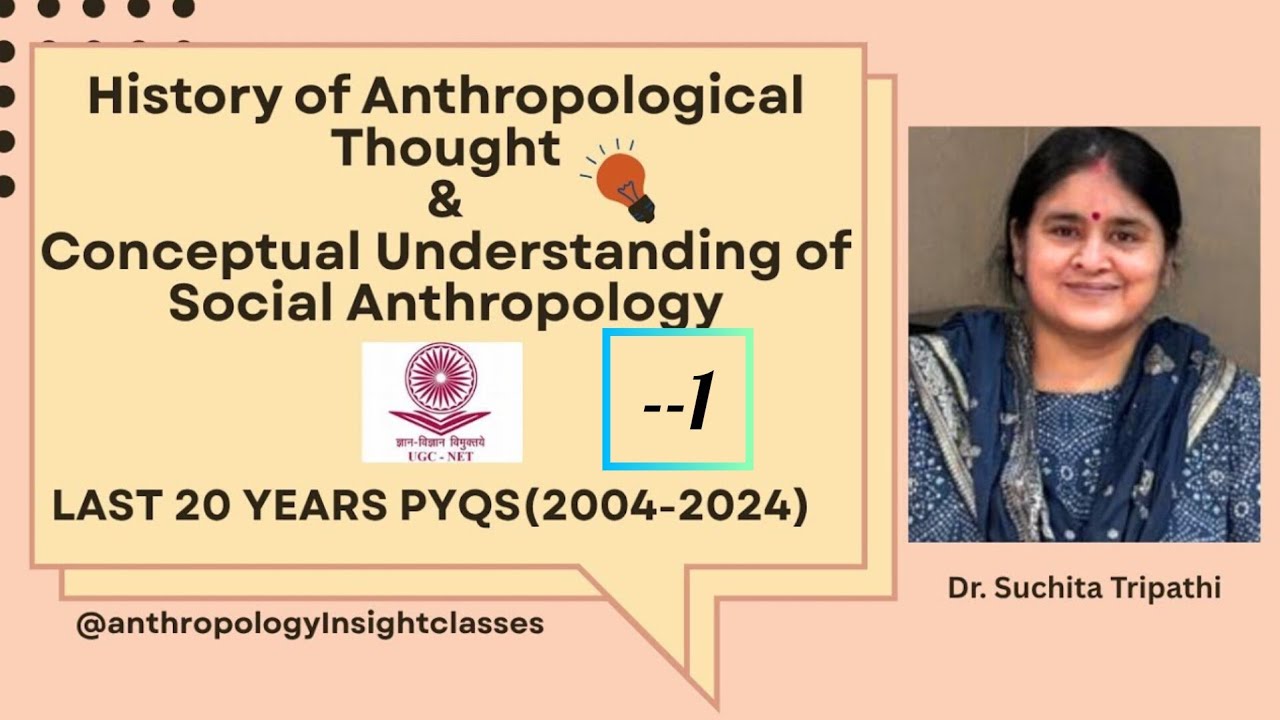 HistoryofAnthropologicalThought,Conceptualunderstanding(Last20yrs PYQs)--1 #ugcnet#upsc #ugcuet