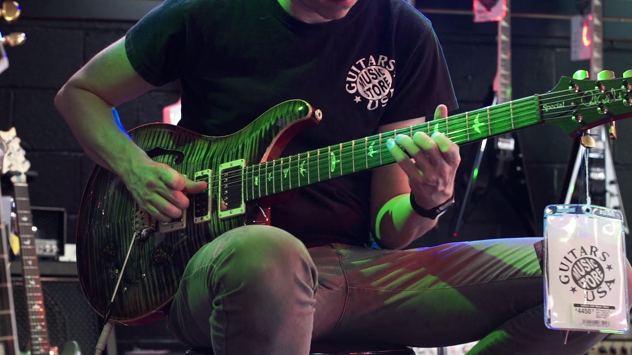 PRS Special 22 Semi-Hollow 10 Top LTD Burnt Maple Leaf Demo / Brice Collins