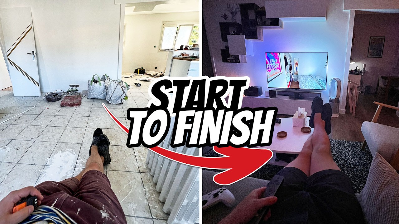 2 ans de r&eacute;novation 🔨 d'une maison ancienne en timelapse