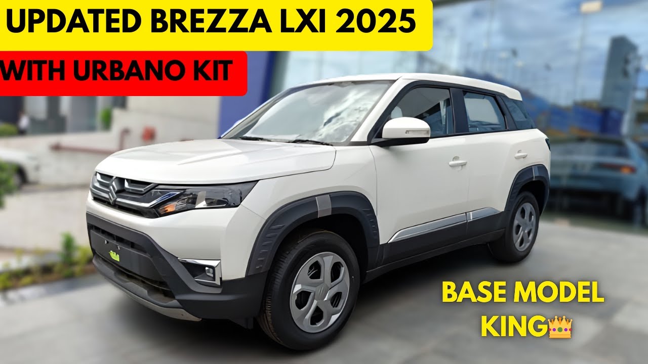 UPDATED BREZZA LXI WITH URBANO  KIT 2025😍|| BASE MODEL BREZZA 2025👌